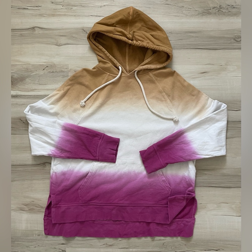 Universal Thread Tan & Cream Cozy Hooded Sweatshirt